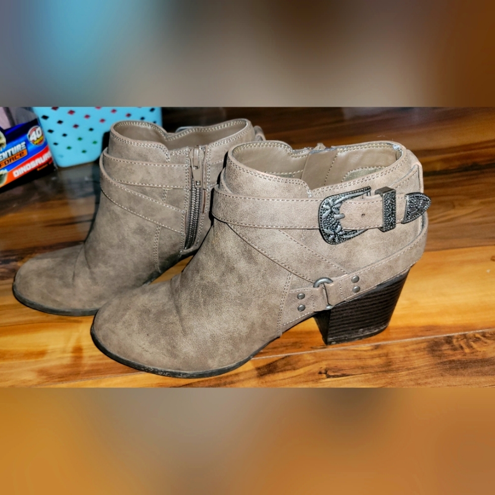 Womens Brown Ankle Boots
